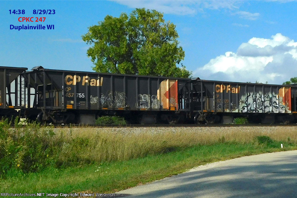 23 CPs, a lone Soo and 7 MILW headed to Portage along with CP 6000